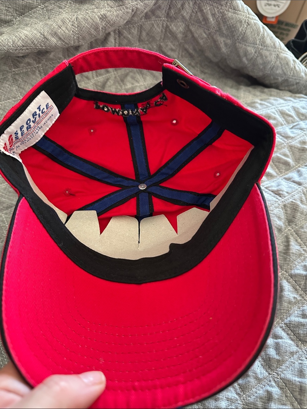 Top Eliminator 2002 Embroidered Red Baseball Cap - Picture 4 of 4